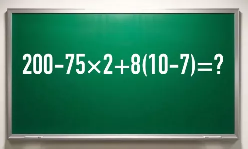 Подросток решит, а взрослые в тупике: пример «200−75×2+8(10−7)» заставил краснеть многих — не ударьте в грязь лицом