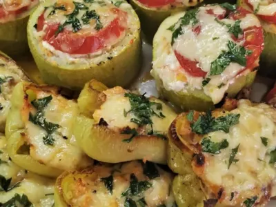 Кабачки с фетой и медом — никто не понял, из чего запеканка, но вкус — как в дорогом ресторане
