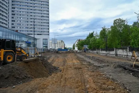 Основную часть работ по реконструкции площади Пять Углов в Мурманске планируют завершить в этом году