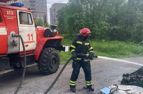 10 пожаров произошло в Мурманской области за сутки