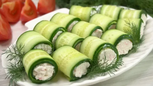 Эти огуречные роллы по вкусу напоминают «филадельфию»: готовлю за 15 минут — и гости в восторге