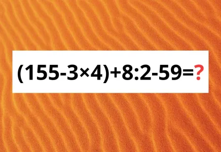 Решите пример «(155−3×4)+8:2−59» в уме: отличники выдают ответ за 12 секунд — а сколько времени понадобится вам?