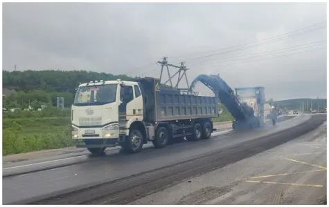 В Североморске начался ремонт объездной автомобильной дороги
