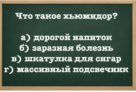 Что такое «хьюмидор» отгадают только золотые медалисты: верный ответ знают всего 10% самых умных в России людей — вы среди них?