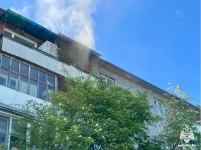 Женщина пострадала при пожаре в Мурманской области