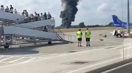 Крушение пассажирского самолёта в Лондоне привело к отмене всех рейсов в аэропорту Саутенд