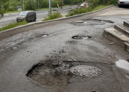 Ремонт дороги на улице Старостина в Мурманске проведут до конца июля