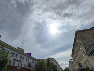 Солнечное гало запечатлели в Мурманске