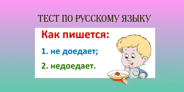 «Не доедает» или «недоедает»? Без словаря справится 1 из 10 — тест на грамотность