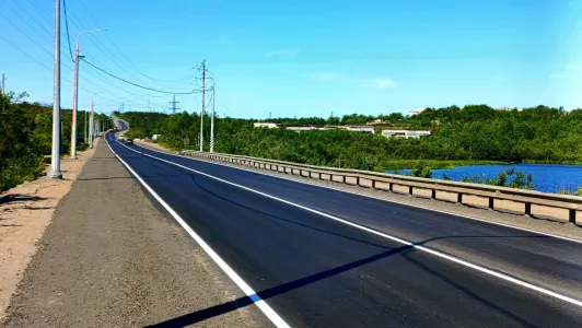 Ремонт объездной дороги завершился в Североморске
