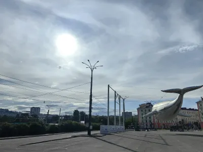 Солнечное гало заметили в Мурманске