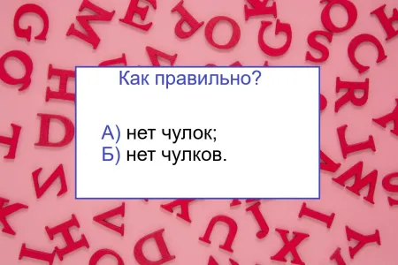 «Нет чулков» или «нет чулок» — найдёте верный ответ? Придется задуматься каждому — в ступор впадут даже отличники