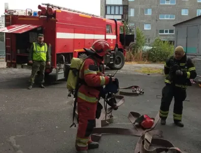 Человек пострадал при пожаре в жилом доме в Ковдоре Мурманской области