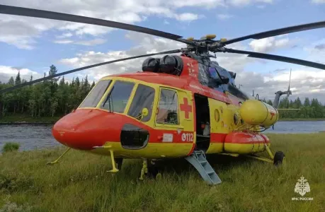 В Мурманской области туриста пришлось спасать при помощи вертолёта