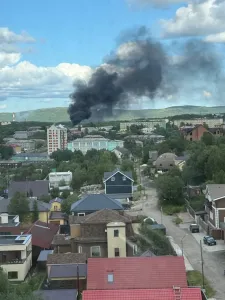 В Мурманске произошёл пожар возле «Плазмы»
