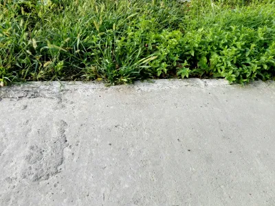 На бетонной отмостке ни одной трещины — поверхность словно зеркало: без добавок и «танцев с бубнами»