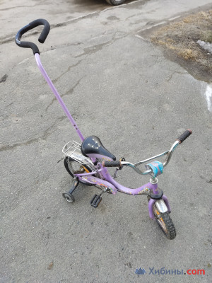 Объявление Велосипед с ручкой для родителя