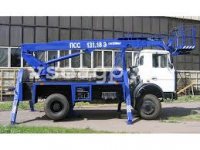 Аренда автовышки на базе маз телескоп 20м