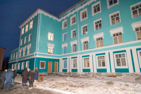 Капитальный ремонт художественной школы в Мурманске подходит к концу